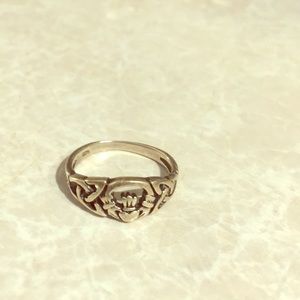 Sterling Silver 925 Claddagh Ring Promise Ring 5